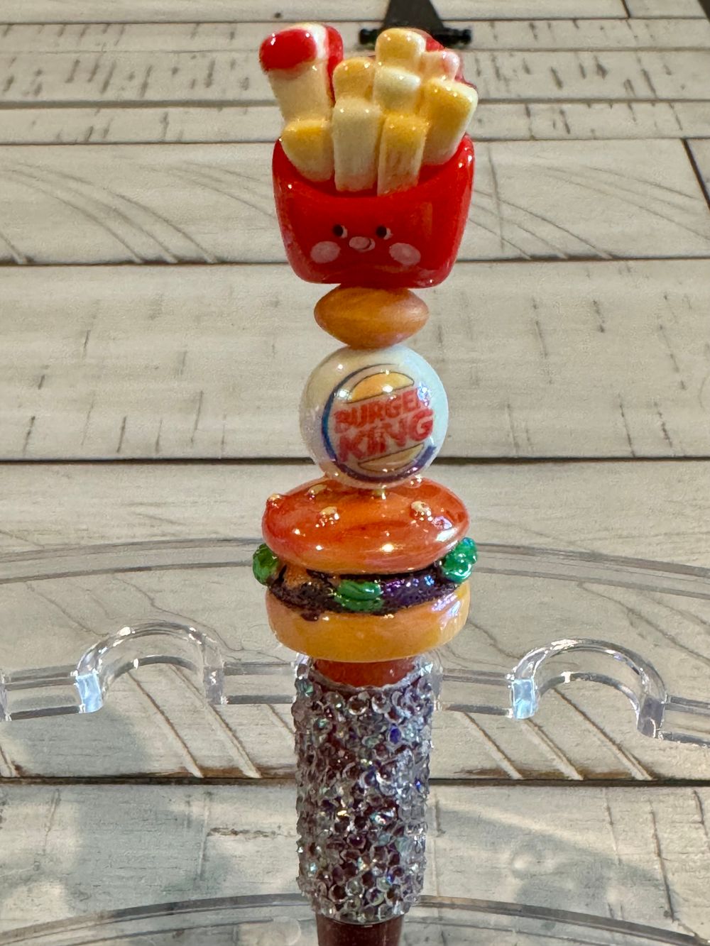 French Fries Beaded Pen