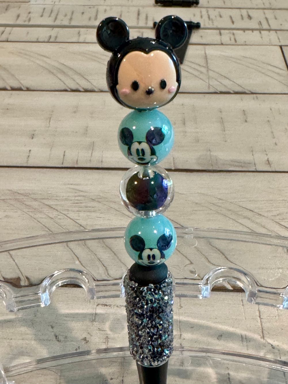 Baby Mickey Beaded Pen