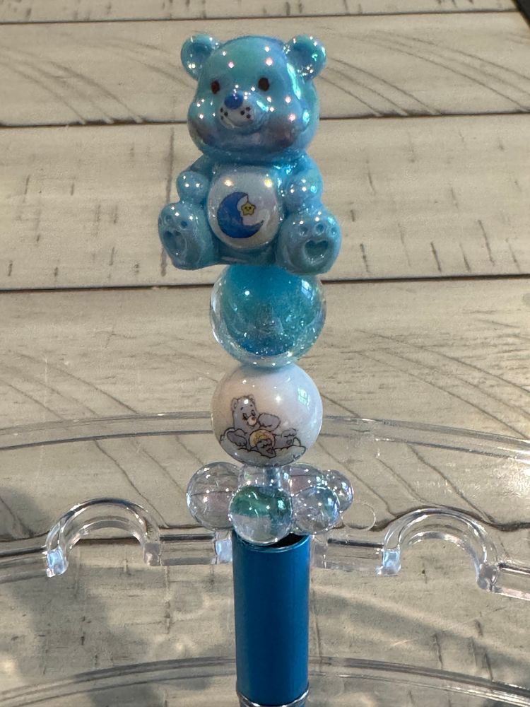 Good Night Bear Beaded Pen