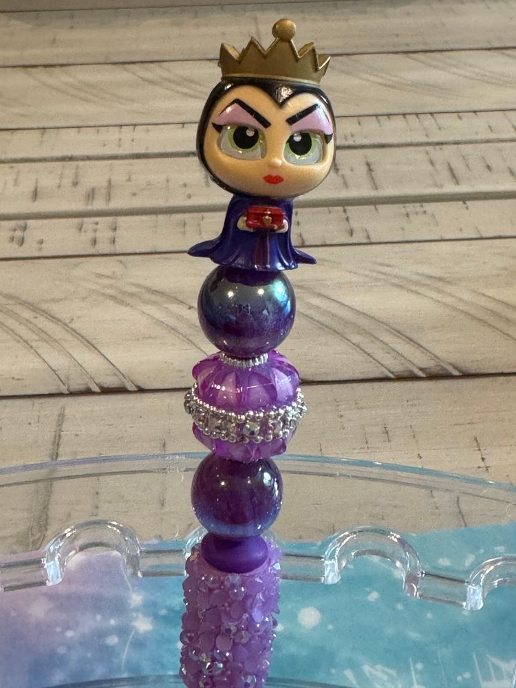 Evil Queen Beaded Pen