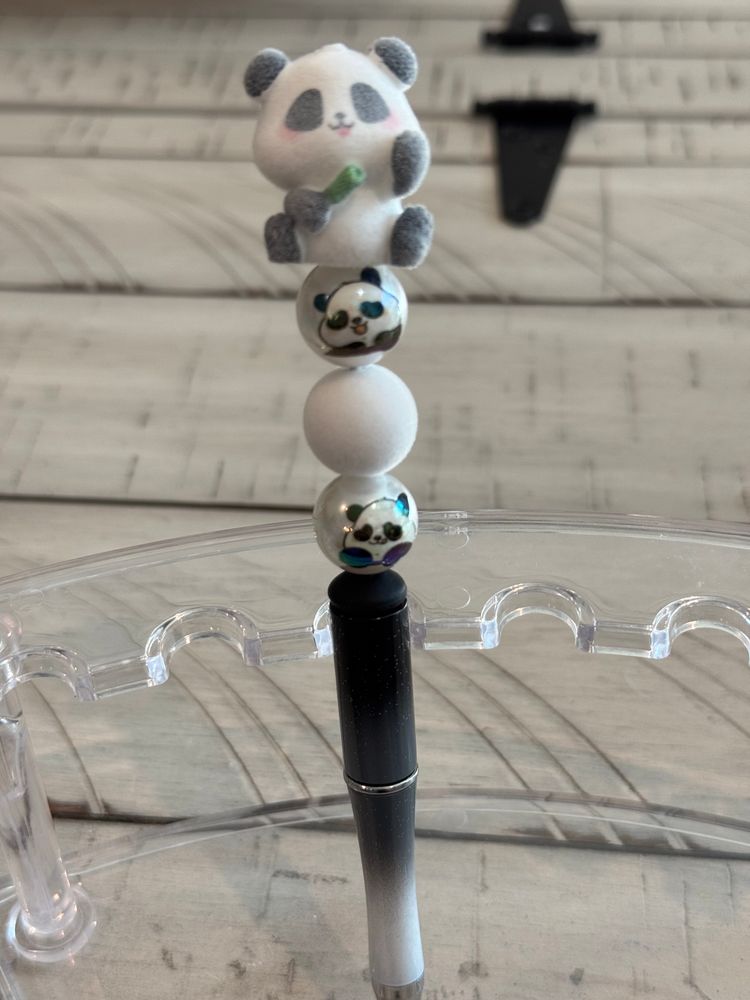 Cute Panda Beaded Pen