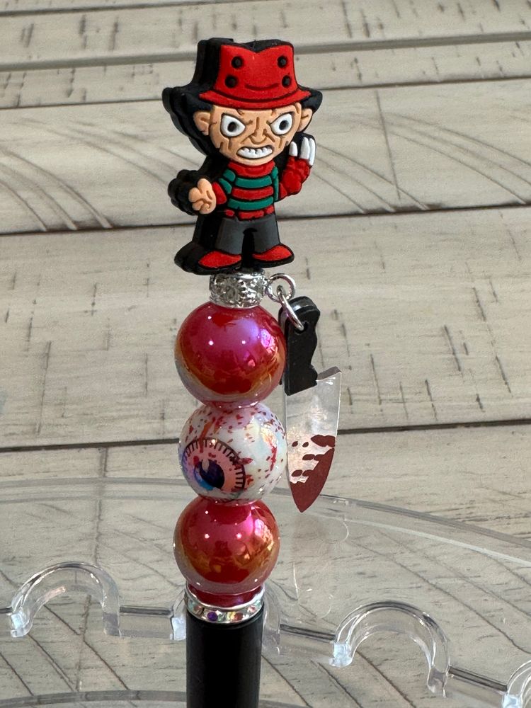 Freddy Halloween Beaded Pen