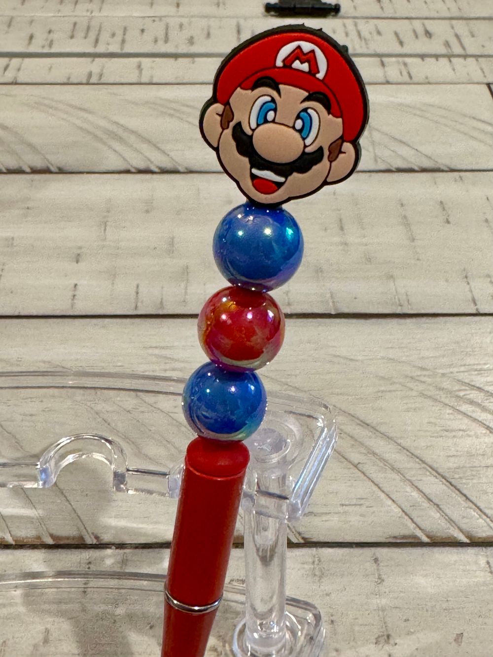Cute Mario Beaded Pen