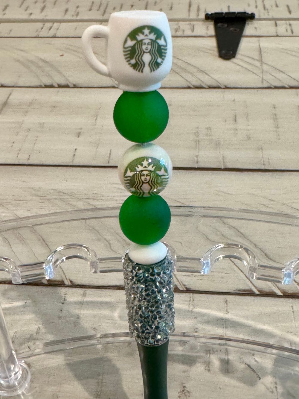 Starbucks Coffee beaded pen