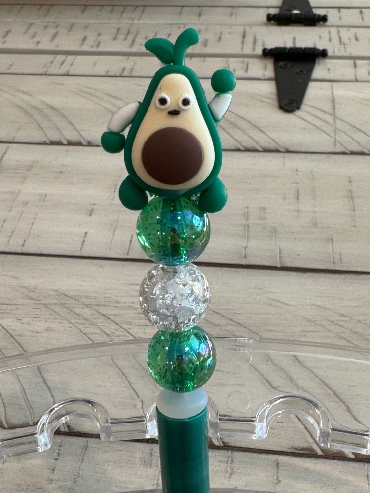 Precious Avocado Beaded Pen