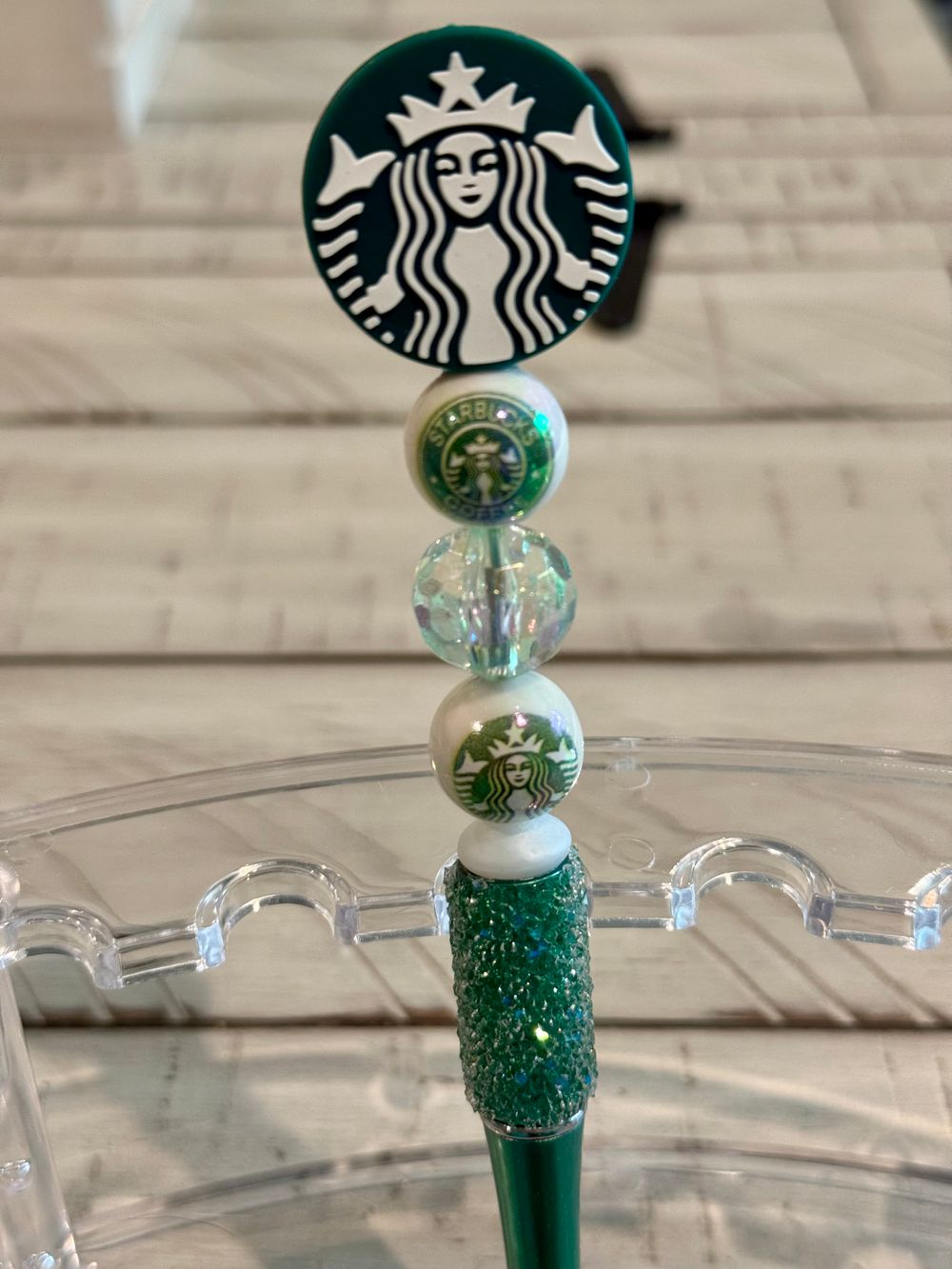 Starbucks beaded Pen
